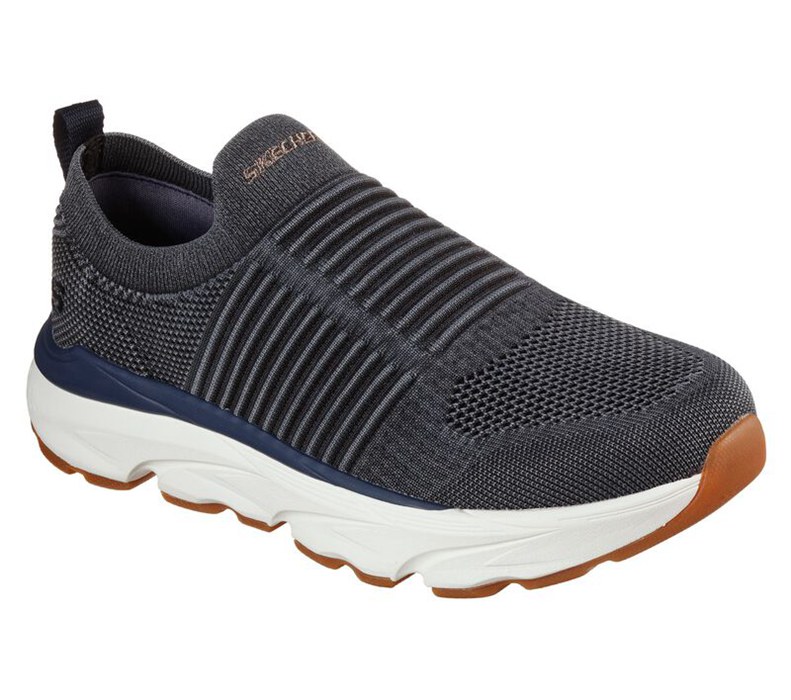 Skechers Herr Marinblå Slip On - Relaxed Fit: Delmont - Jenko - Sverige (HWMLY-0213)